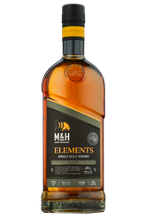 M&H Elements Peated Single Malt Whisky 750ML