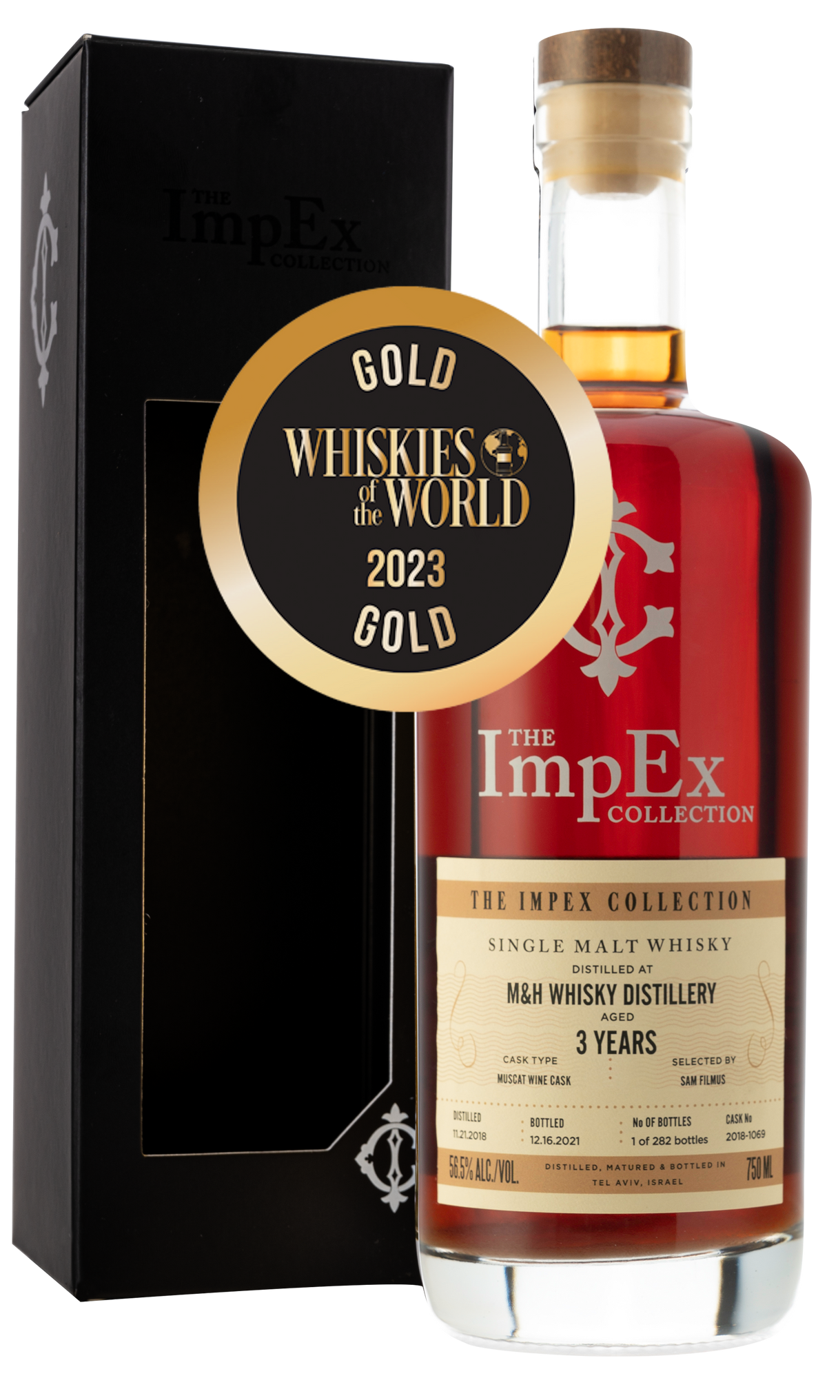 The ImpEx Collection M&H Muscat Wine Cask #2018-1069 750ML