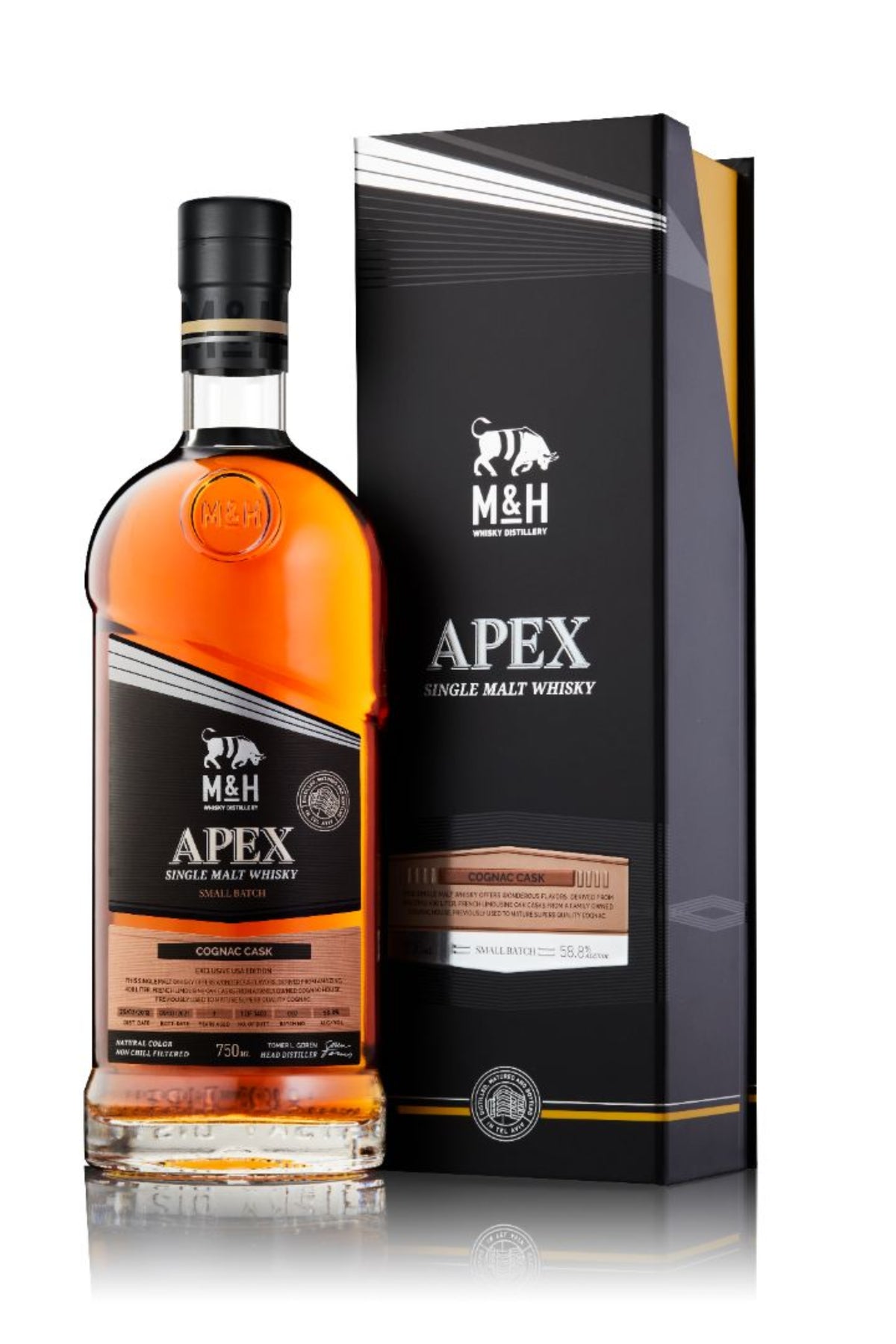 M&H APEX ex-Cognac Cask 750ML