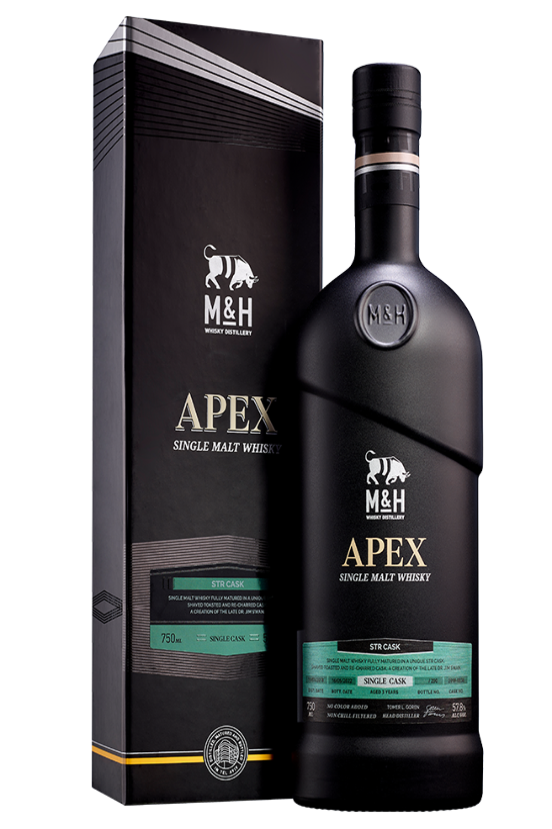 M&H APEX STR Single Cask 750ML